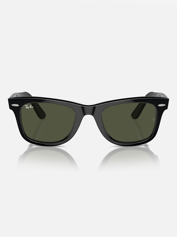 Ray Ban Wayfarer Black/G-15 Green Sunglasses | BLACK/G-15 GREEN