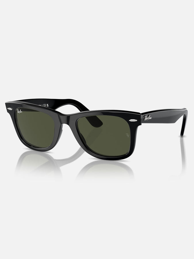 Ray Ban Wayfarer Black/G-15 Green Sunglasses | BLACK/G-15 GREEN