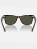 Ray Ban 2024 Wayfarer Tortoise/Green Classic G-15 Sunglasses