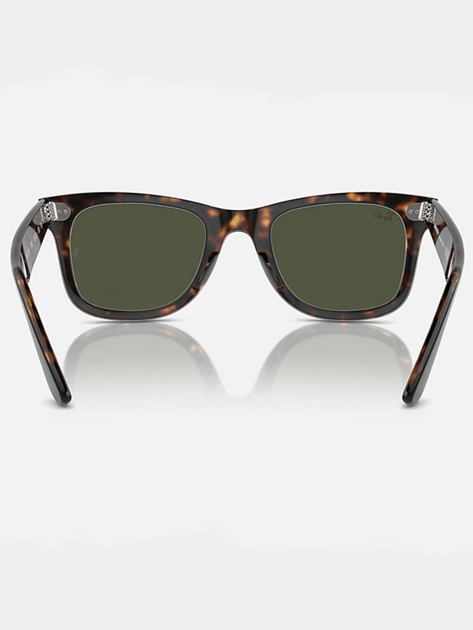 Ray Ban 2024 Wayfarer Tortoise/Green Classic G-15 Sunglasses | TORTOISE/GREEN