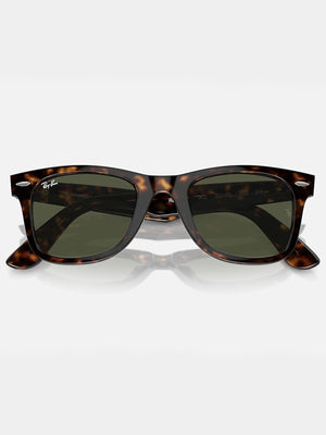 Ray Ban 2024 Wayfarer Tortoise/Green Classic G-15 Sunglasses