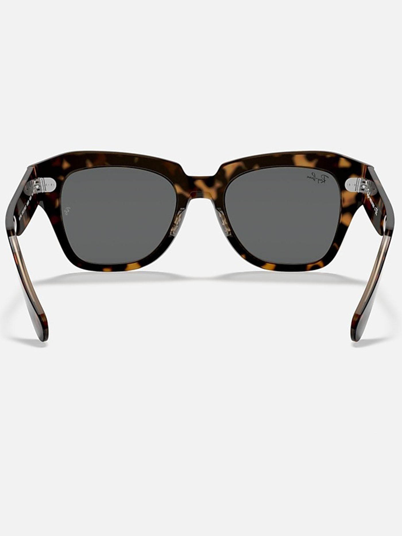 Ray Ban 2024 State Street Havana On Transparent Brown/ Grey Classic Sunglasses