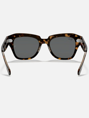 Ray Ban 2024 State Street Havana On Transparent Brown/ Grey Classic Sunglasses