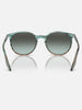 Ray-Ban 0RB2204 Striped Blue Green/Blue Vintage Sunglasses