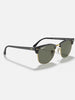 Ray Ban Clubmaster Black On Gold/Green G-15 Sunglasses