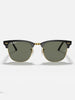 Ray-Ban Clubmaster Black On Gold/G-15 Green Sunglasses