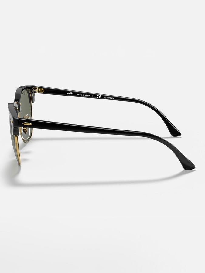 Ray-Ban Clubmaster Black On Gold/G-15 Green Sunglasses | BLACK ON GOLD/G-15 GREEN