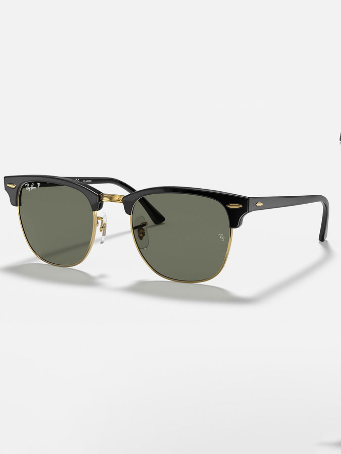 Ray-Ban Clubmaster Black On Gold/G-15 Green Sunglasses | BLACK ON GOLD/G-15 GREEN