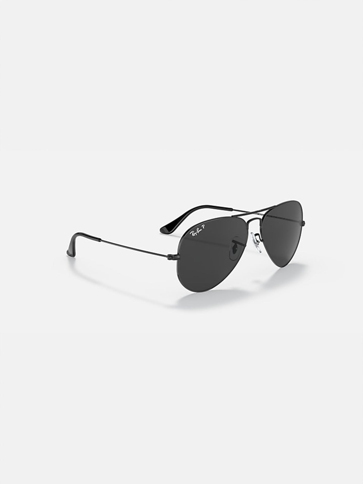 Ray Ban Aviator Total Black Polished Black/Black Sunglasses