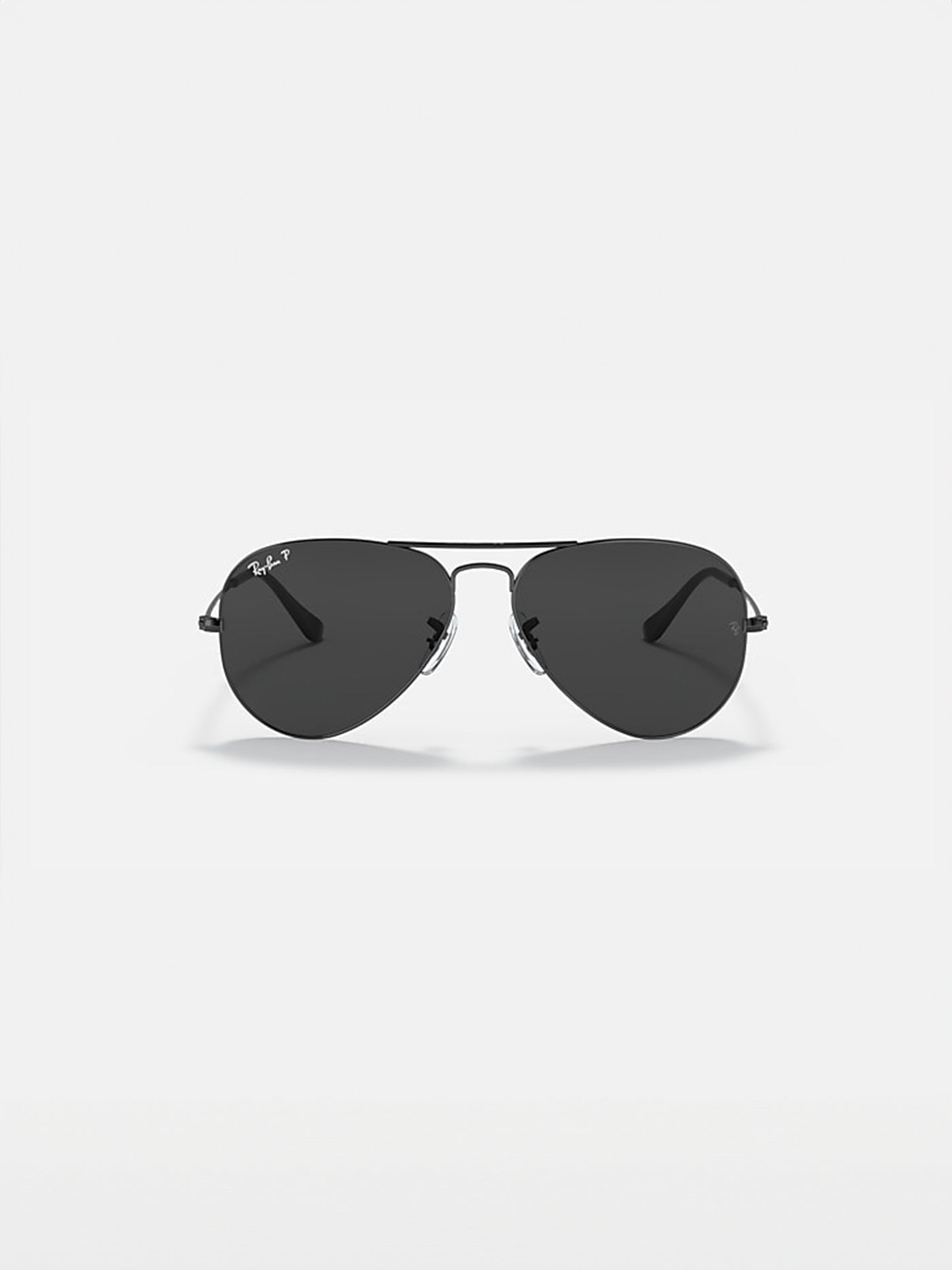 Ray Ban Aviator Total Black Polished Black/Black Sunglasses