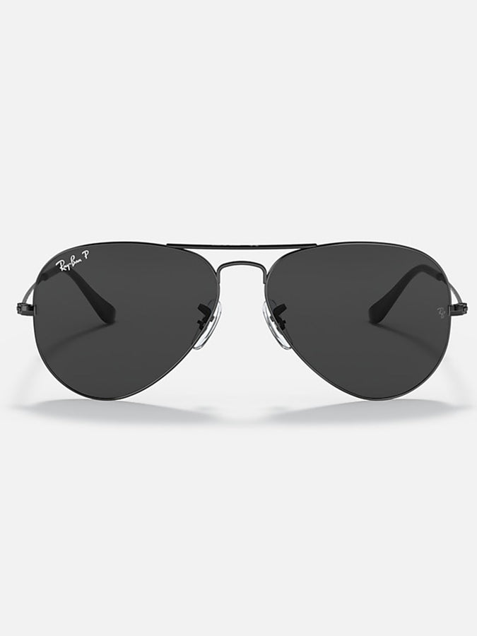 Ray Ban 2024 Aviator Total Black/Black Classic Sunglasses | BLACK/BLACK