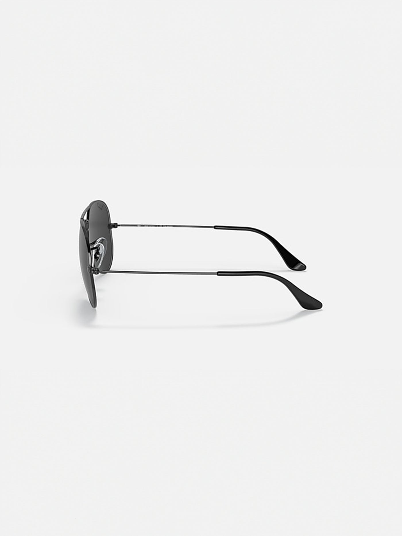 Ray Ban Aviator Total Black Polished Black/Black Sunglasses