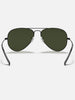 Ray-Ban 0RB3025 Aviator Black/G-15 Green Sunglasses
