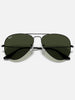 Ray-Ban 0RB3025 Aviator Black/G-15 Green Sunglasses