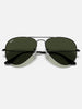 Ray-Ban 0RB3025 Aviator Black/G-15 Green Sunglasses
