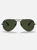 Ray-Ban 0RB3025 Aviator Black/G-15 Green Sunglasses