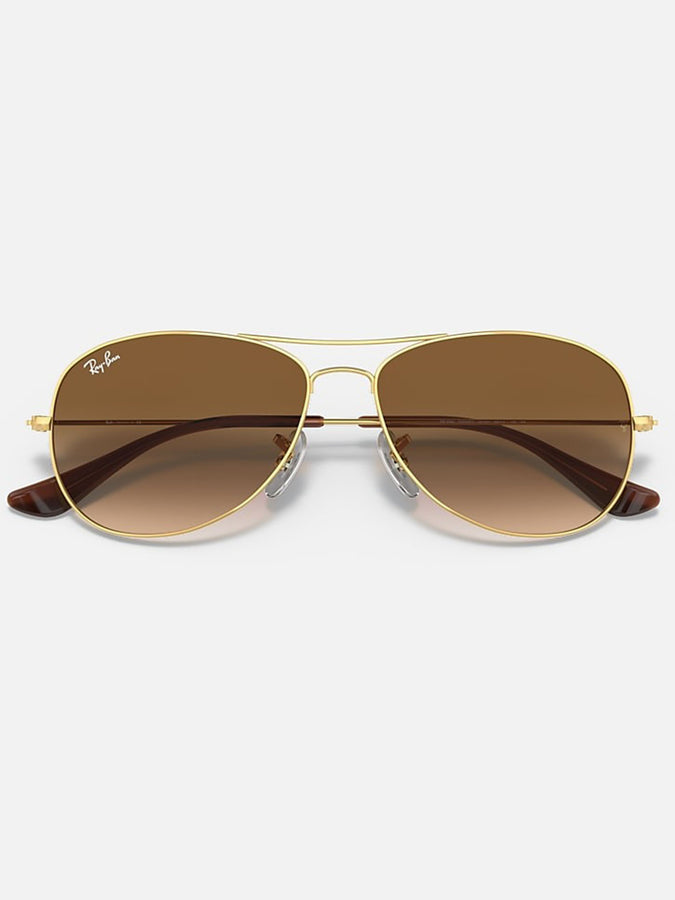 Ray Ban 2024 Cockpit Gold/Brown Gradient Sunglasses | GOLD/BROWN