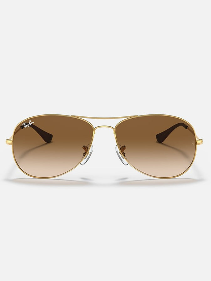 Ray Ban 2024 Cockpit Gold/Brown Gradient Sunglasses | GOLD/BROWN