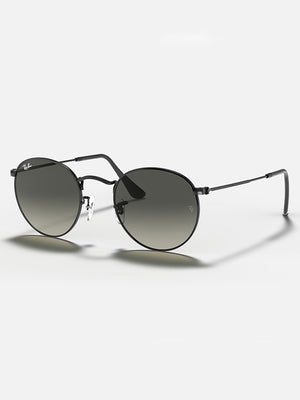Ray-Ban 2024 Round Metal Black/Grey Gradient Sunglasses