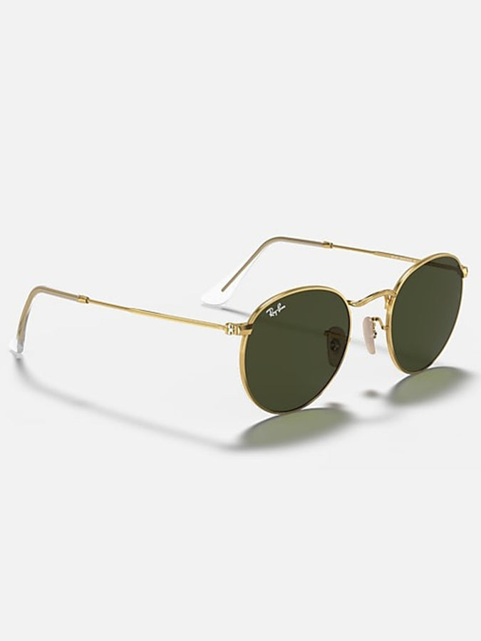 Ray Ban Round Metal Arista Gold/G-15 Green Sunglasses | ARISTA GOLD/G-15 GREEN