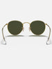 Ray Ban Round Metal Arista Gold/G-15 Green Sunglasses