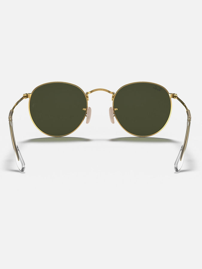 Ray-Ban Round Metal Matte Gold/G-15 Green Sunglasses | MATTE GOLD/G-15 GREEN
