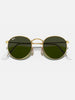 Ray Ban Round Metal Arista Gold/G-15 Green Sunglasses