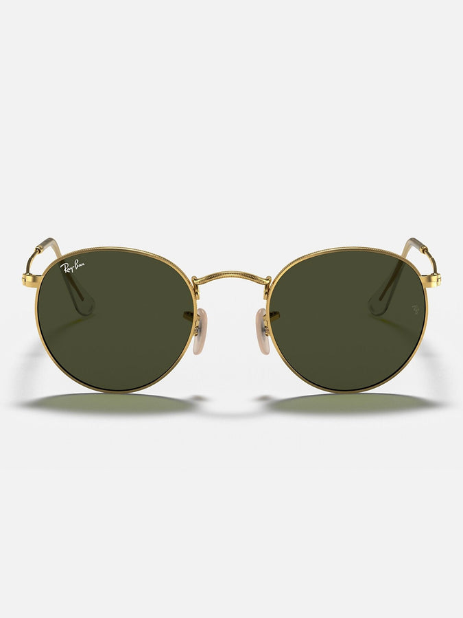 Ray-Ban Round Metal Matte Gold/G-15 Green Sunglasses | MATTE GOLD/G-15 GREEN