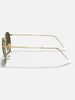 Ray Ban Round Metal Arista Gold/G-15 Green Sunglasses