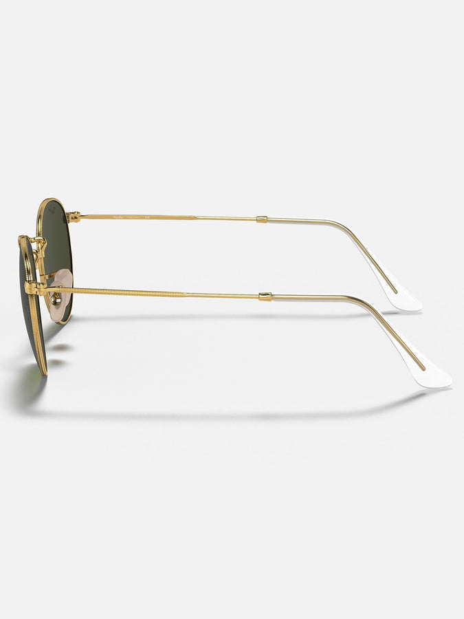 Ray-Ban Round Metal Matte Gold/G-15 Green Sunglasses | MATTE GOLD/G-15 GREEN