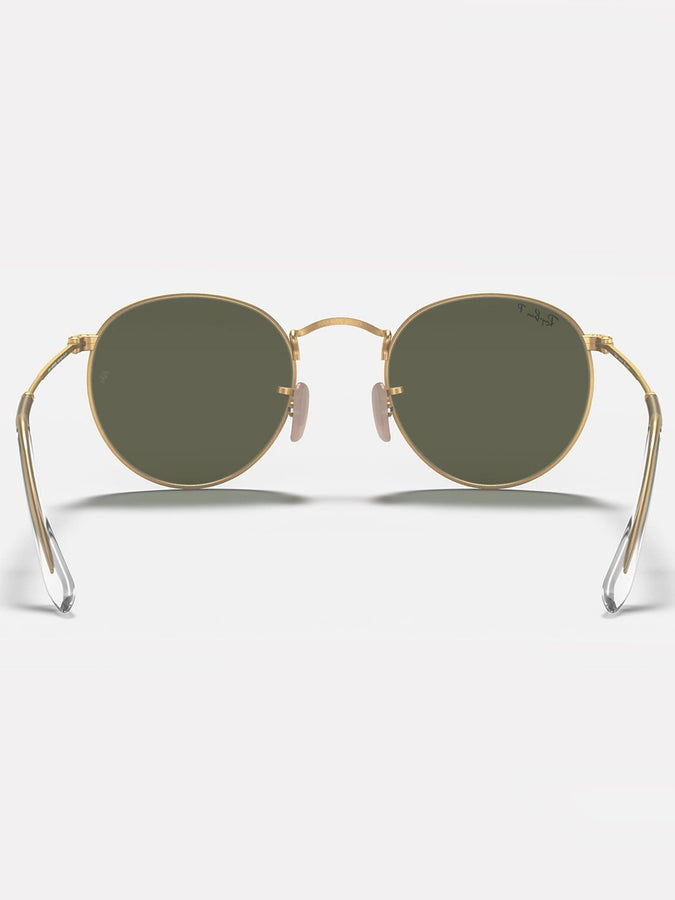 Ray-Ban Round Metal Matte Gold/G-15 Green Sunglasses | MATTE GOLD/G-15 GREEN