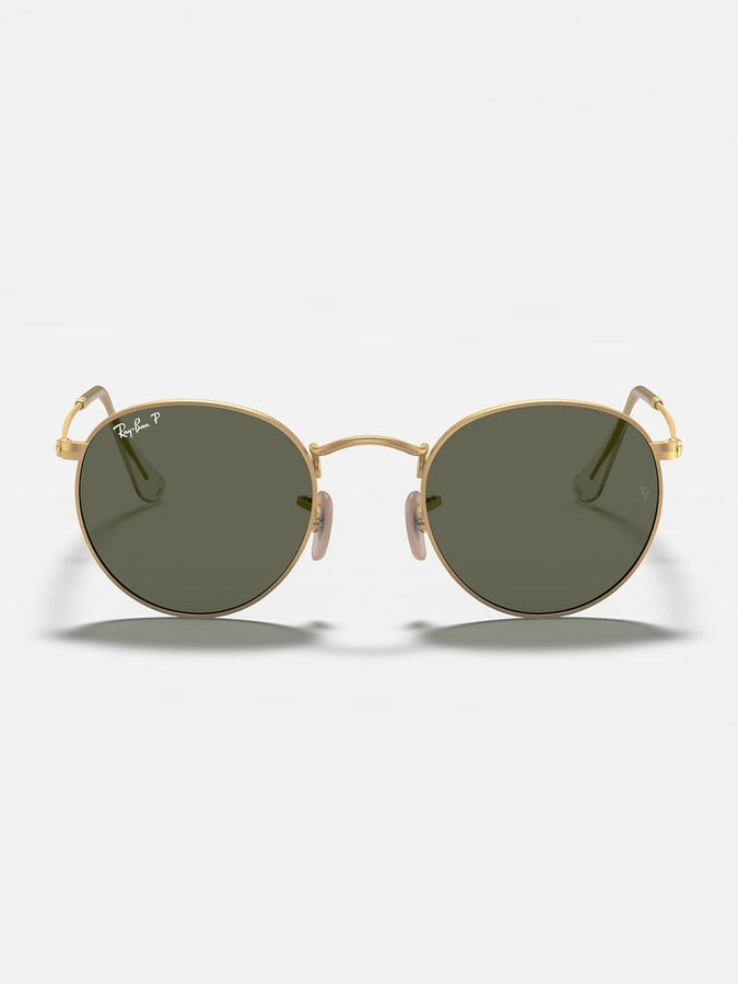 Ray-Ban Round Metal Matte Gold/G-15 Green Sunglasses | MATTE GOLD/G-15 GREEN