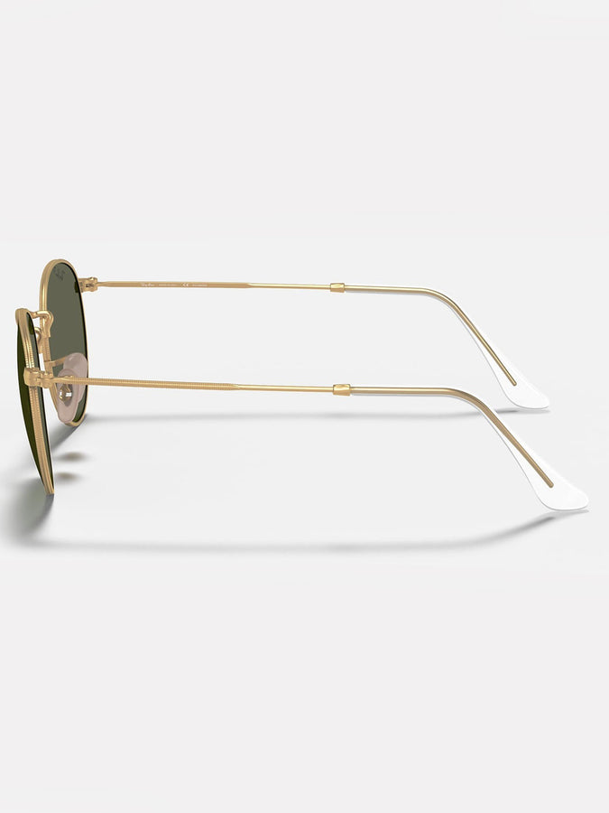 Ray-Ban Round Metal Matte Gold/G-15 Green Sunglasses | MATTE GOLD/G-15 GREEN