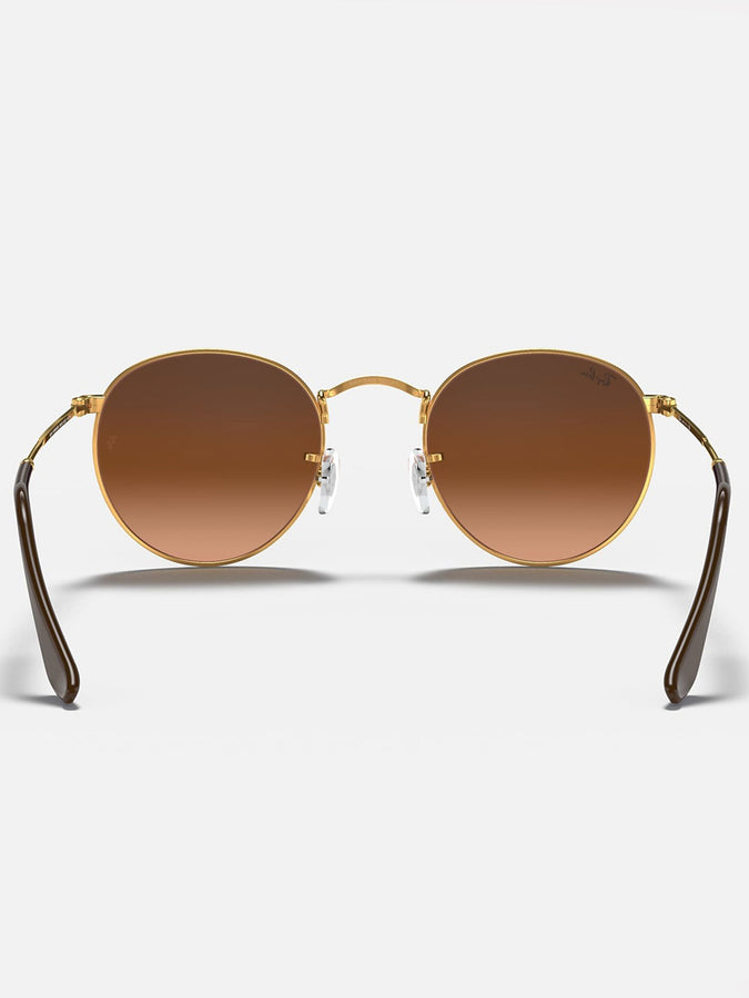 Ray-Ban Round Metal Light Bronze/Brown Gradient Sunglasses | LIGHT BRONZE/BROWN GRADIENT