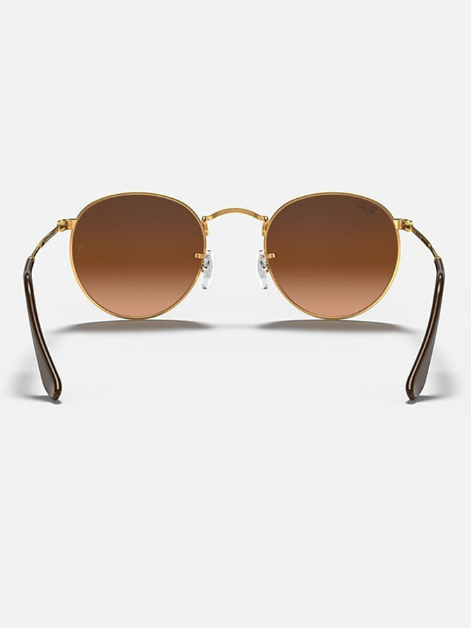 Ray Ban 2024 Round Metal Light Bronze/Brown Gradient Sunglasses | LIGHT BRONZE/BROWN