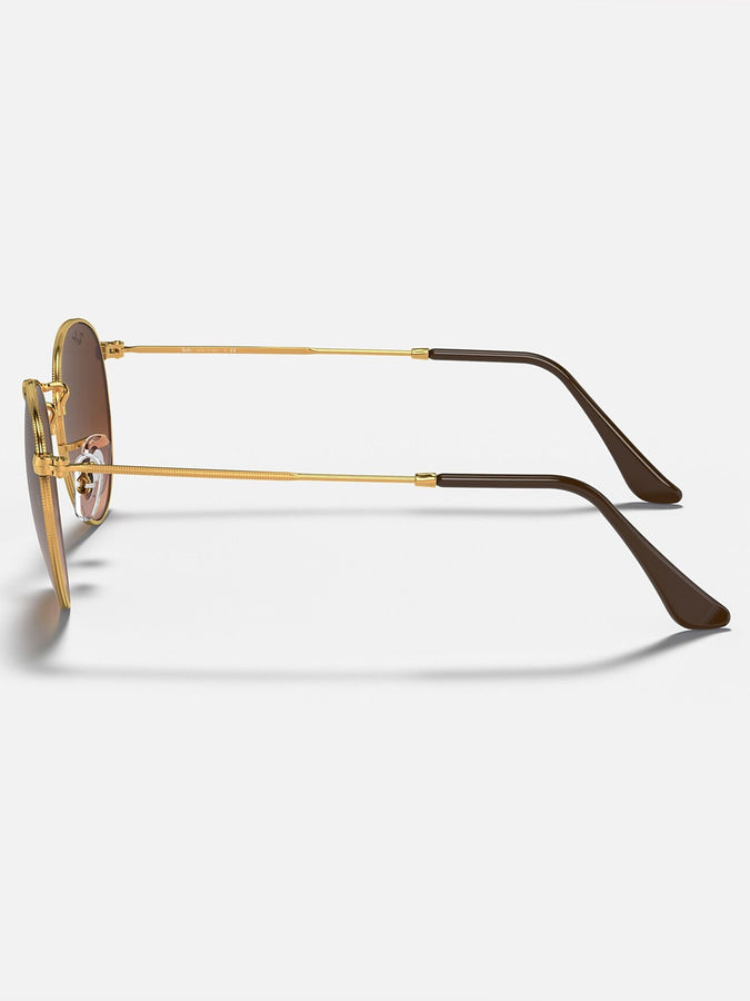 Ray-Ban Round Metal Light Bronze/Brown Gradient Sunglasses | LIGHT BRONZE/BROWN GRADIENT