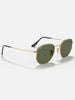 Ray Ban Hexagonal Gold/G-15 Green Sunglasses