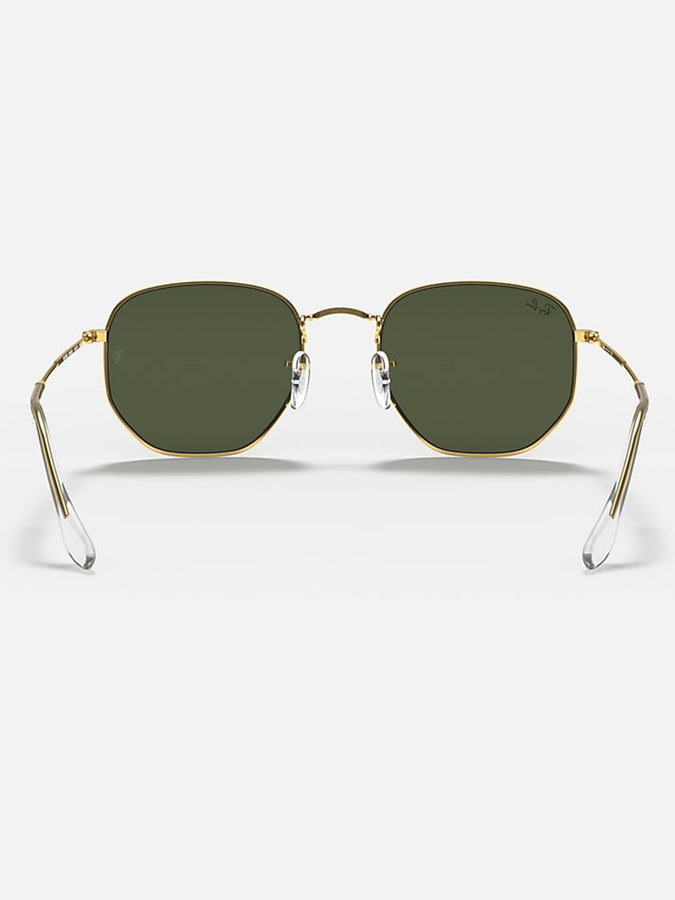 Ray Ban 2024 Hexagonal Gold/Green Classic G-15 Sunglasses | GOLD/GREEN