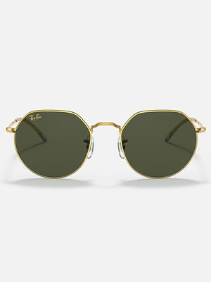 Ray Ban 2024 Jack Gold/Green Classic Sunglasses