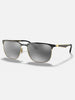 Ray-Ban RB3569 Black On Gold/Grey Gradient Mirror Sunglasses