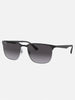 Ray-Ban RB3569 Black On Silver/Grey Gradient Sunglasses