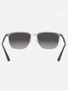 Ray-Ban RB3569 Black On Silver/Grey Gradient Sunglasses