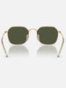 Ray Ban 2024 Jim Gold/Green Classic Sunglasses