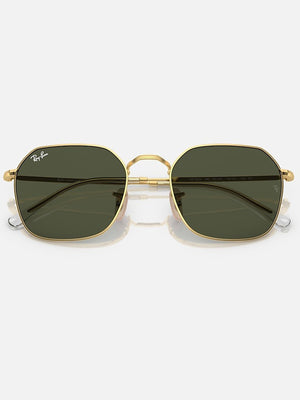 Ray Ban 2024 Jim Gold/Green Classic Sunglasses