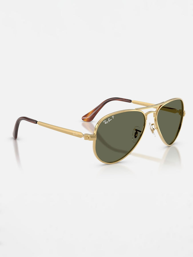 Ray-Ban Aviator Max Arista Gold/Green Polarized Sunglasses | ARISTA GOLD/GREEN