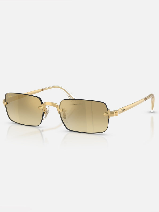 Ray-Ban x Asap Rocky RB3928 Arista Gold/Brown Gold Sunglasses | ARISTA GOLD/BROWN MIRROR GOLD
