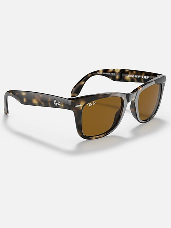Ray Ban Wayfarer Folding Light Havana/B-15 Brown Sunglasses | LIGHT HAVANA/B-15 BROWN