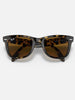 Ray Ban Wayfarer Folding Light Havana/B-15 Brown Sunglasses
