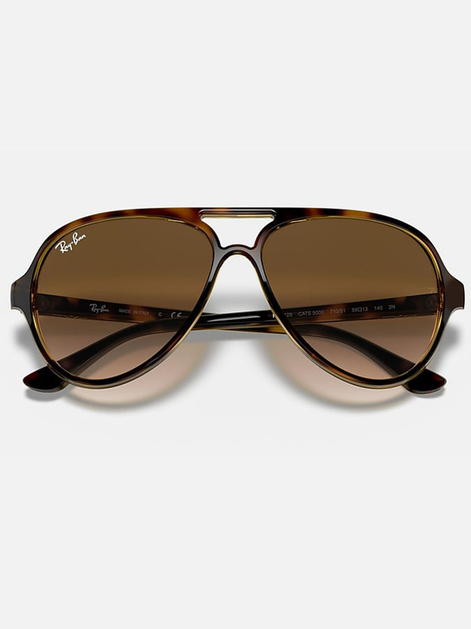 Ray Ban 2024 Cats 5000 Light Havana/Brown Gradient Sunglasses | LIGHT HAVANA/BROWN
