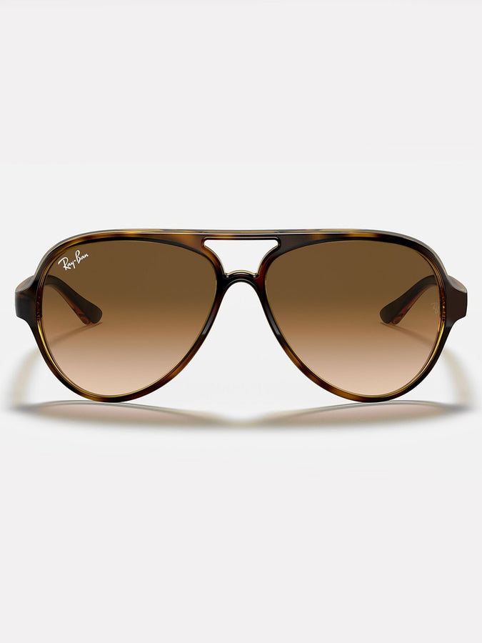 Ray-Ban Cats 5000 Light Havana/Light Brown Grad Sunglasses | LIGHT HAVANA/LIGHT BROWN GRAD